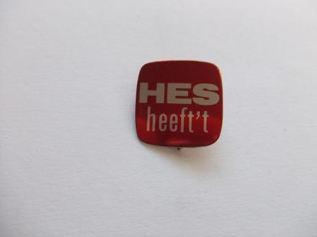 HES heef't het